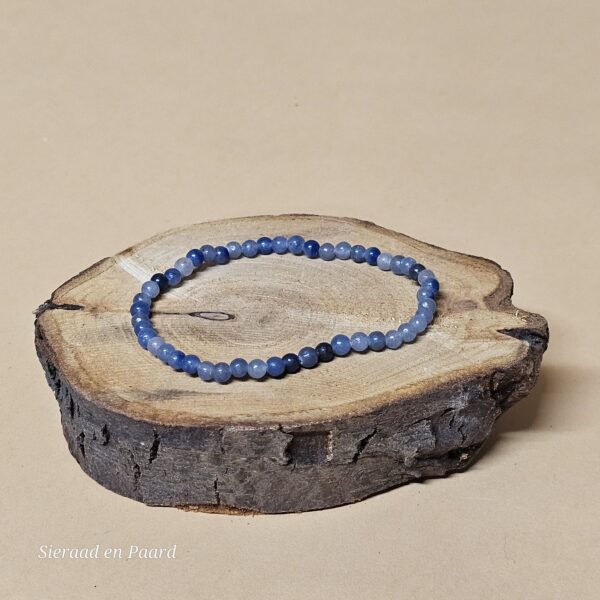 Blauwe kwarts Armband