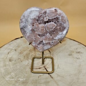 Roze Amethist Hart