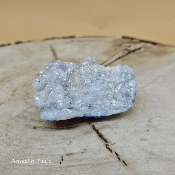 Bergkristal met Angel Aura Coating