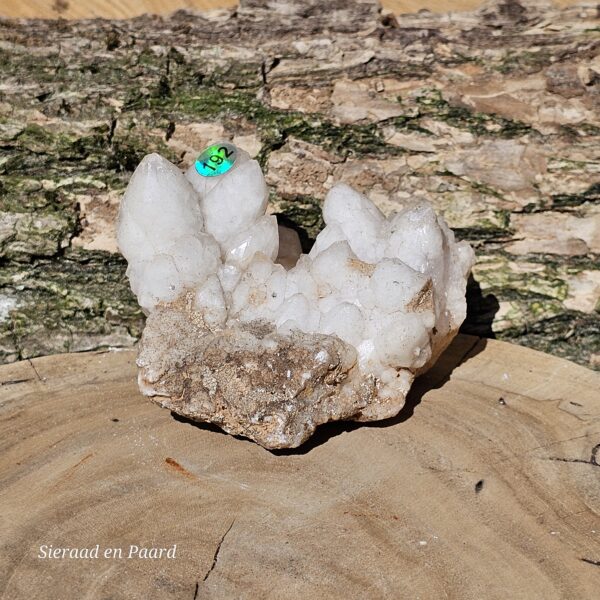 Bergkristal Roos Cluster - Afbeelding 2